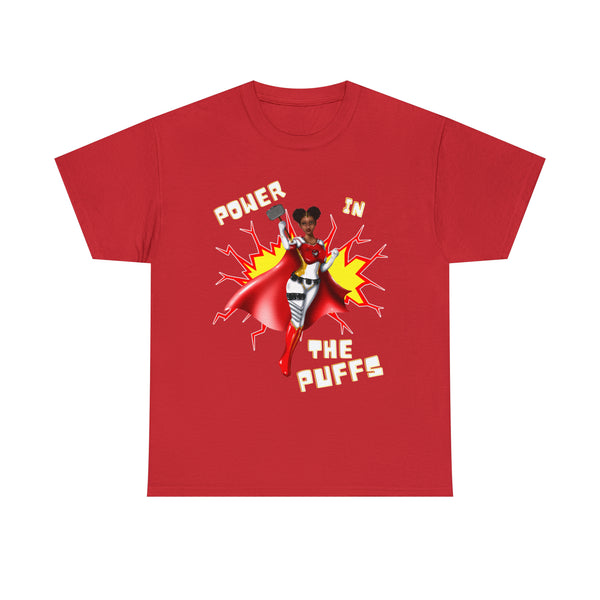Power in the Puffs | Adult Unisex Heavy Cotton Tee | Superhero Fashion Power in the Puffs | Adult Unisex Heavy Cotton Tee | Superhero Fashion