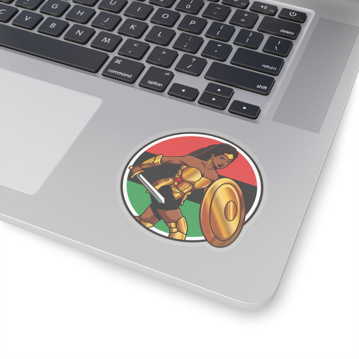 BADASS WARRIOR WOMAN | Kiss-Cut Stickers | African American Stickers