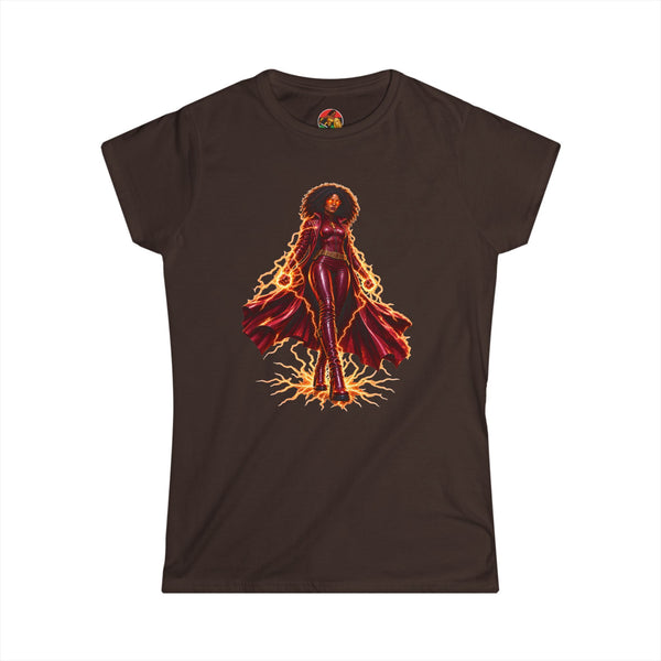 Tia Jackson The Sentinel Women’s Graphic Tee | Black Woman Superhero Tia Jackson The Sentinel Women’s Graphic Tee | Black Woman Superhero