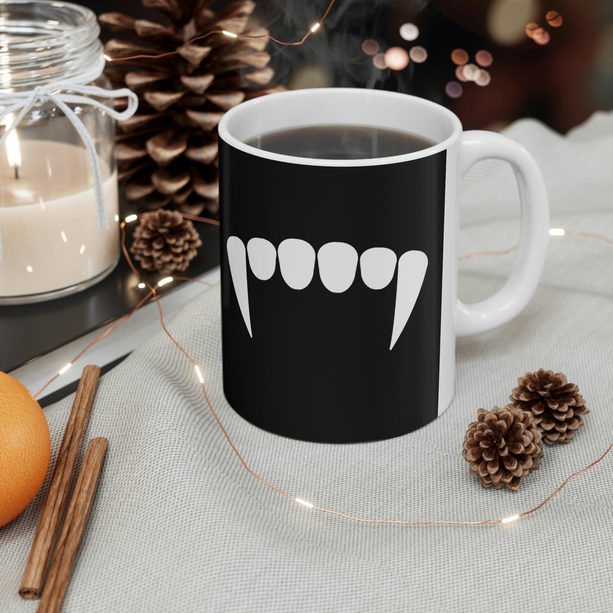 Fangs | Ceramic Mug 11oz | Vampire Mug