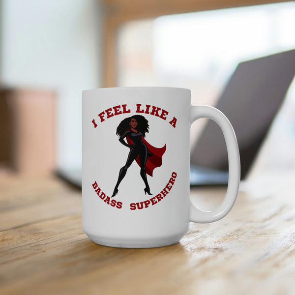 Badass Superhero | Ceramic Mug 15oz | Superhero Lifestyle and Accessories Badass Superhero | Ceramic Mug 15oz | Superhero Lifestyle and Accessories