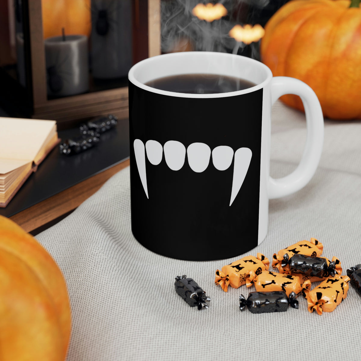 Fangs | Ceramic Mug 11oz | Vampire Mug
