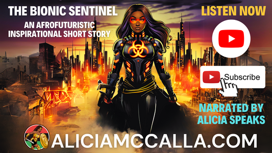 Post Apocalyptic Black Woman Superhero 
