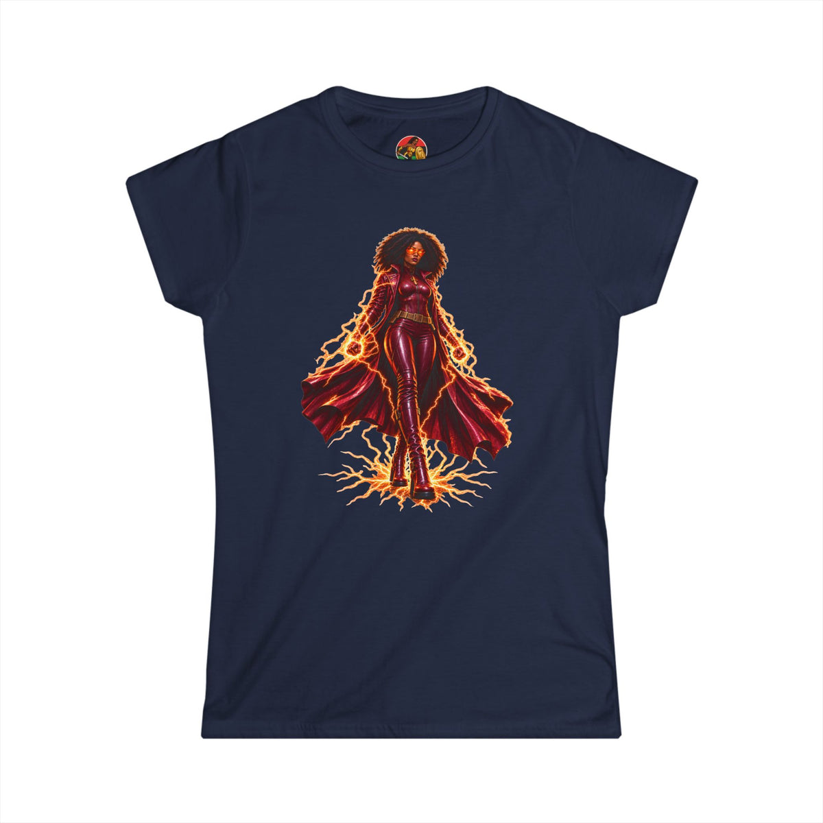 Tia Jackson The Sentinel Women’s Graphic Tee | Black Woman Superhero