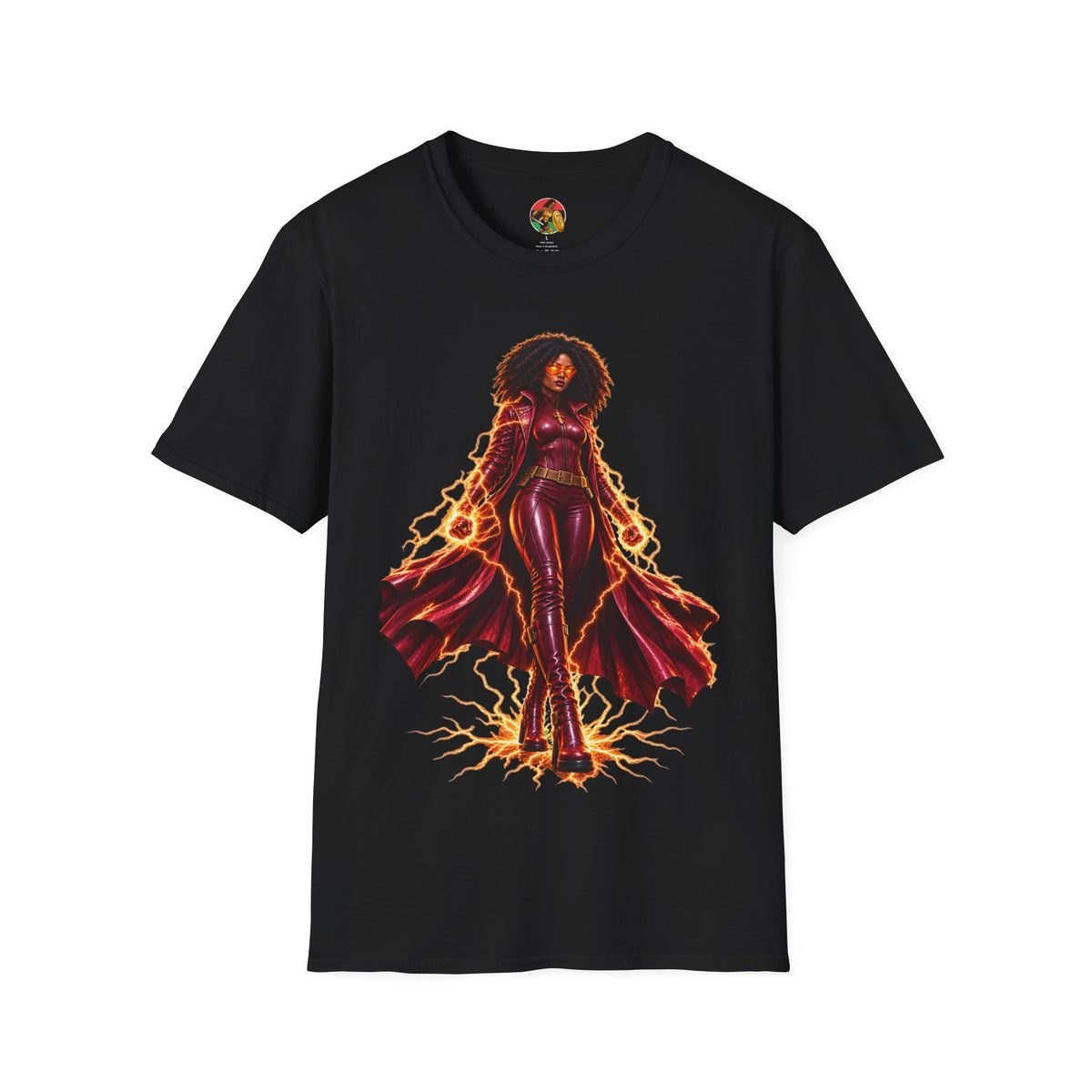 Tia Jackson The Sentinel | Black Woman Superhero Unisex T-Shirt