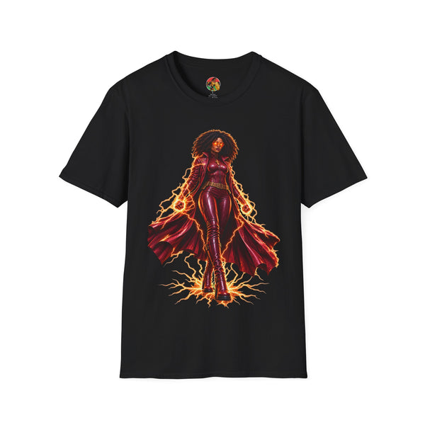 Tia Jackson The Sentinel | Black Woman Superhero Unisex T-Shirt