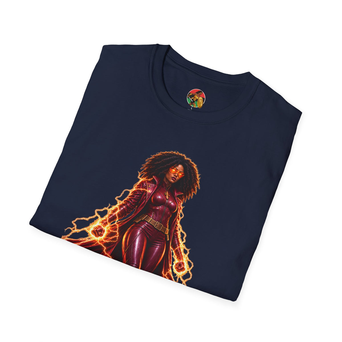Tia Jackson The Sentinel | Black Woman Superhero Unisex T-Shirt