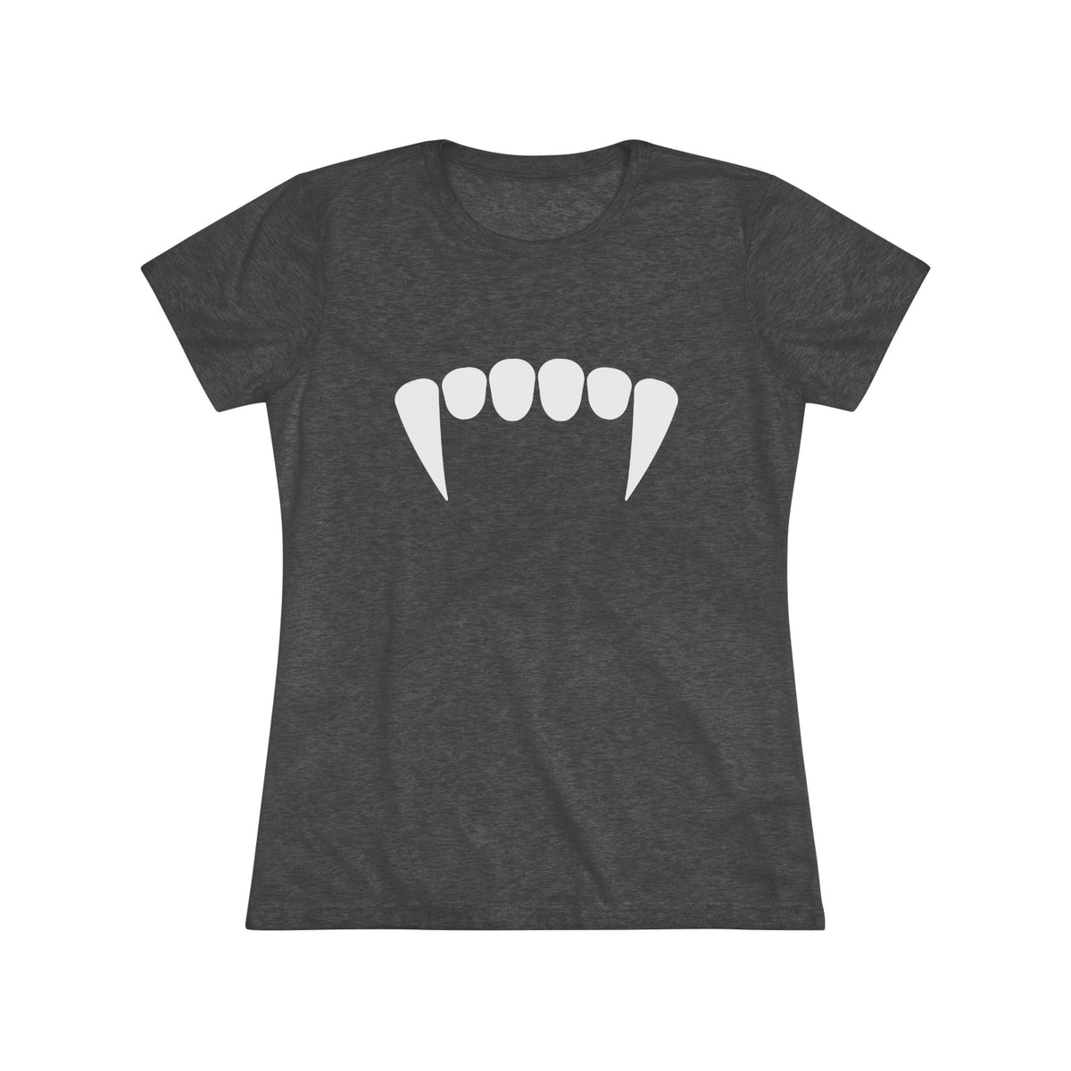 FANGS | Women's Triblend Tee | Vampire T-Shirt