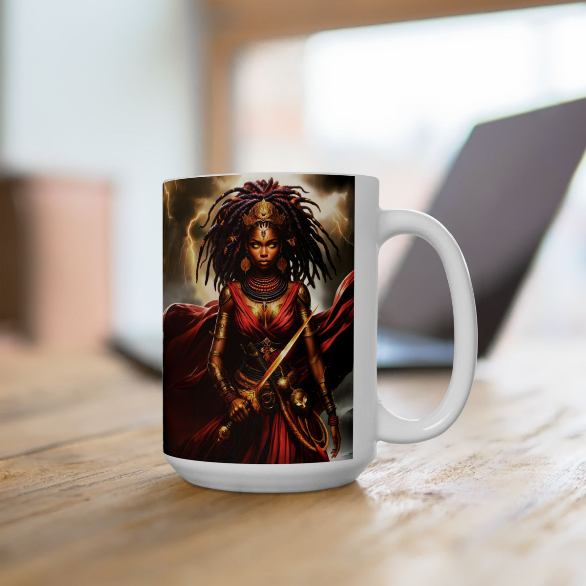 OYA IN TRADITIONAL COLORS  | Ceramic Mug, (11oz, 15oz) | SENTINEL SUPERHERO VIGILANTE COLLECTION