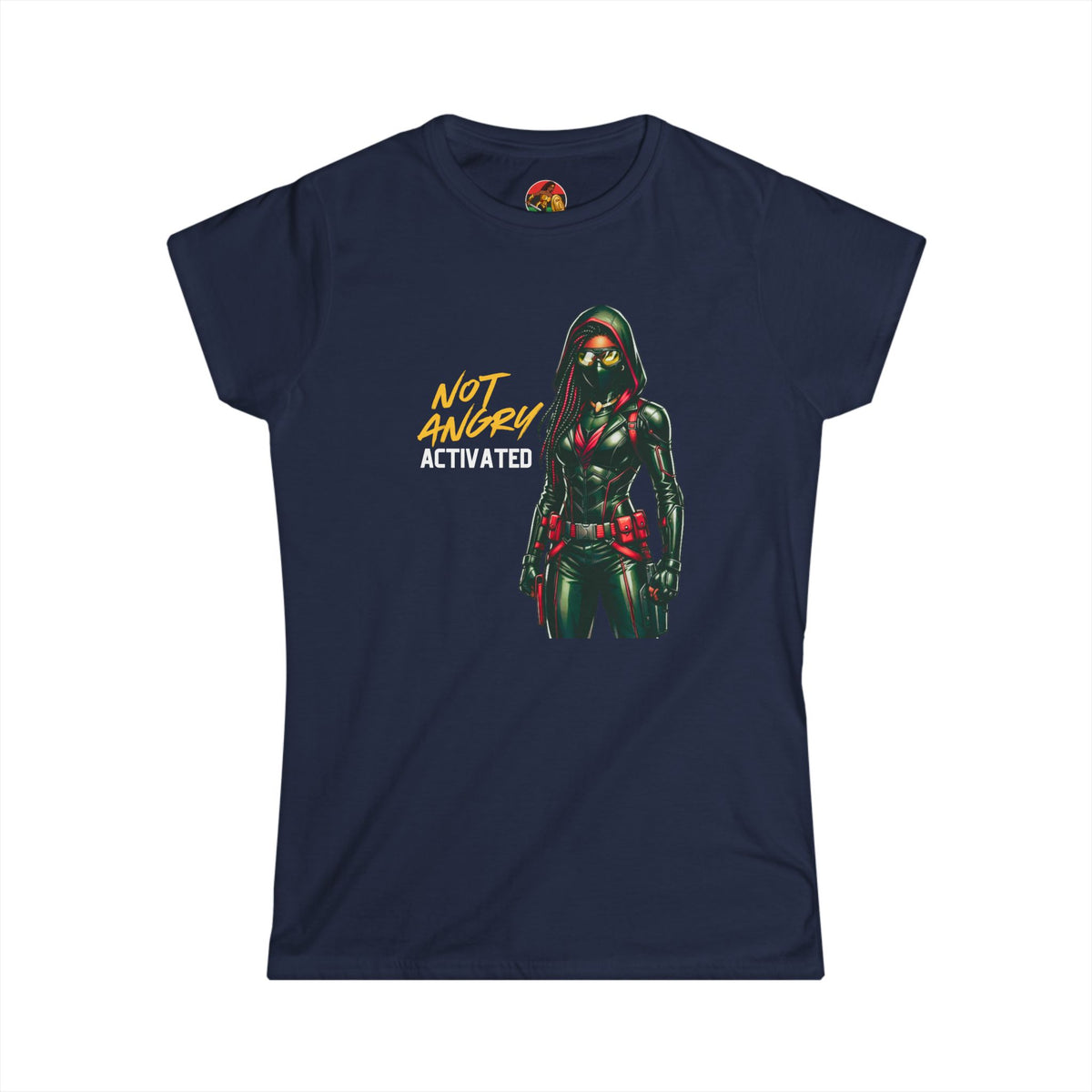 Street Justice Vigilante | Adult Women's Softstyle Tee | Black Women Vigilante Collection