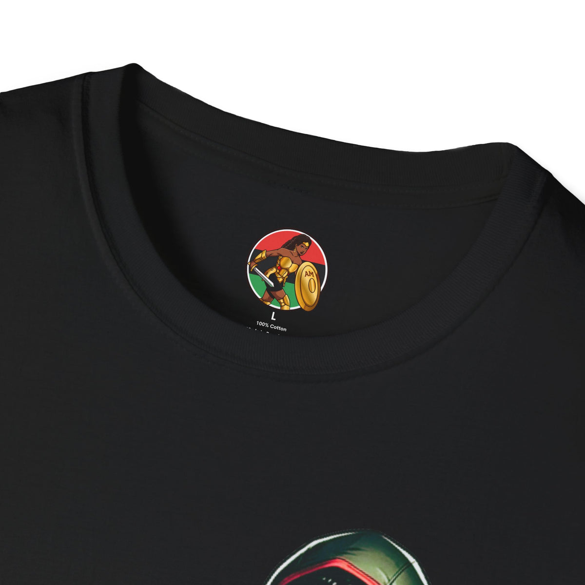Black Woman Vigilante | Adult Unisex Softstyle T-Shirt  | Street Justice Fashion