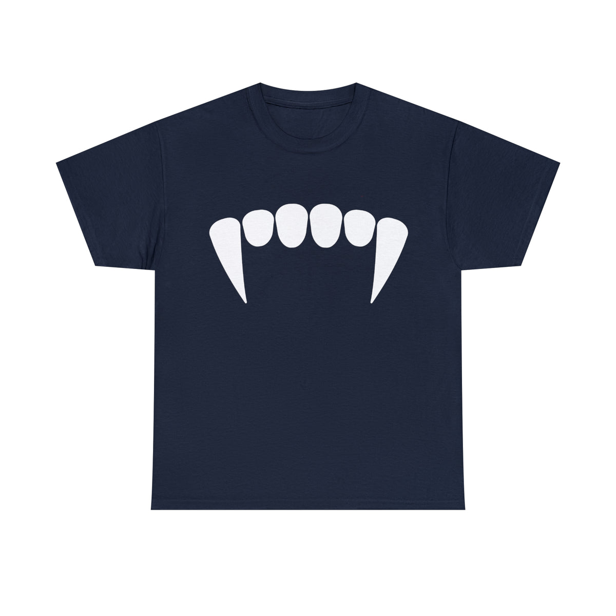 Fangs | Adult Unisex Heavy Cotton Tee | Vampire T-Shirt | Count MacCula