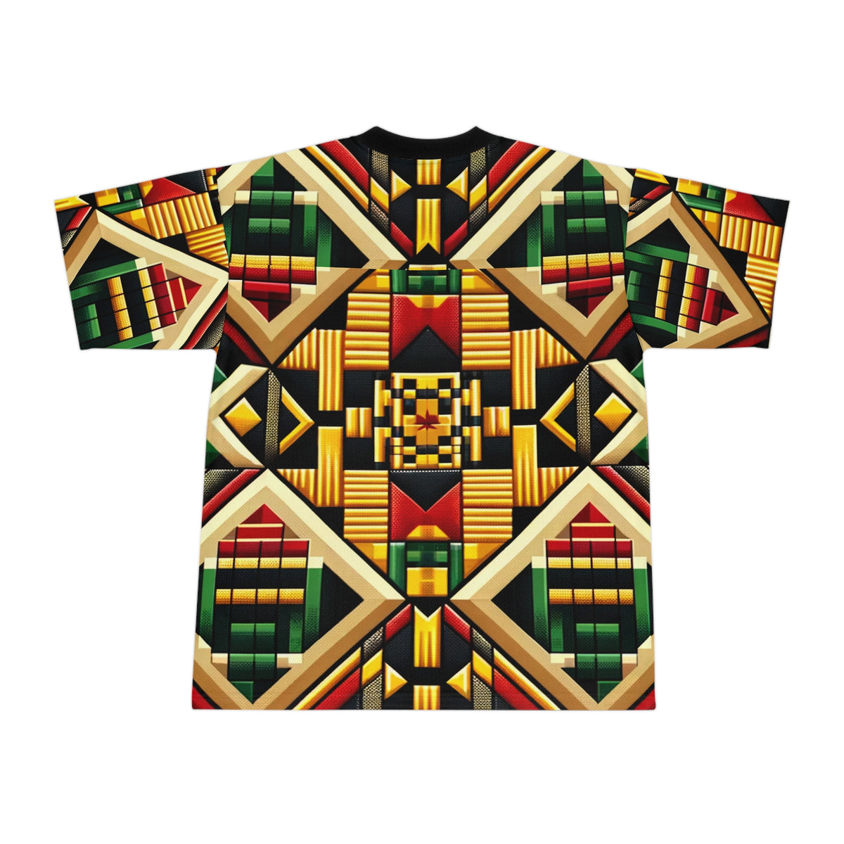 AFROFUTURISTIC KENTE SUPERHERO | Adult Unisex Athleisure Shirt | BLACK HISTORY 365 COLLECTION