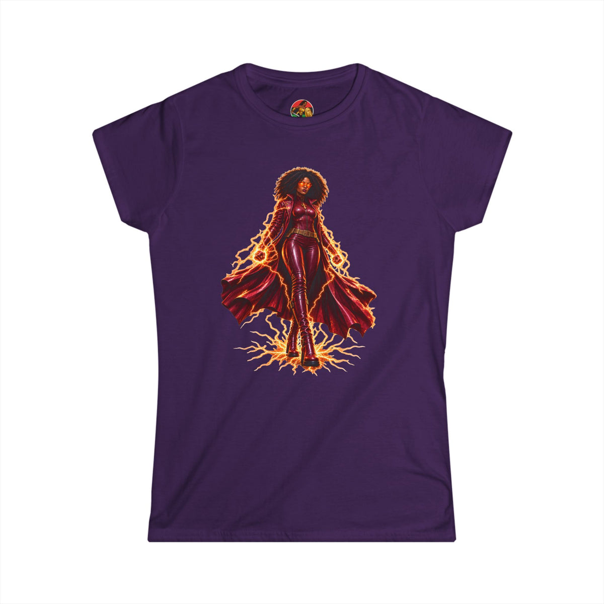 Tia Jackson The Sentinel Women’s Graphic Tee | Black Woman Superhero