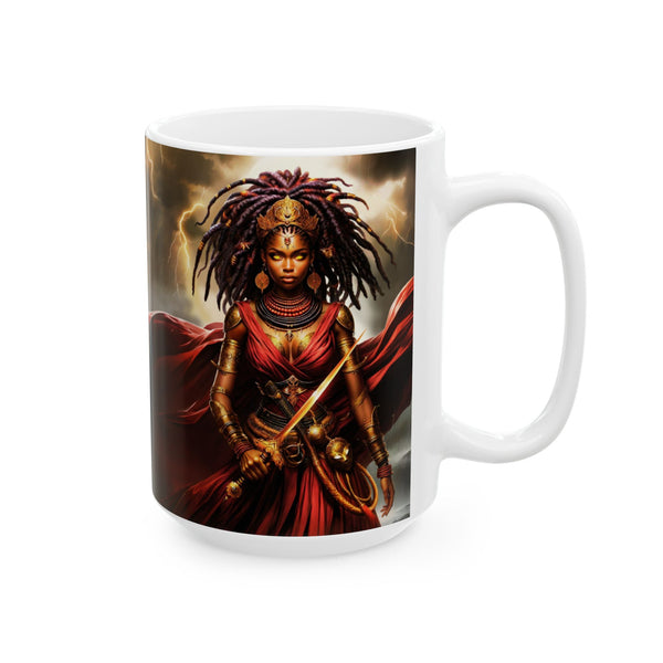 OYA IN TRADITIONAL COLORS  | Ceramic Mug, (11oz, 15oz) | SENTINEL SUPERHERO VIGILANTE COLLECTION