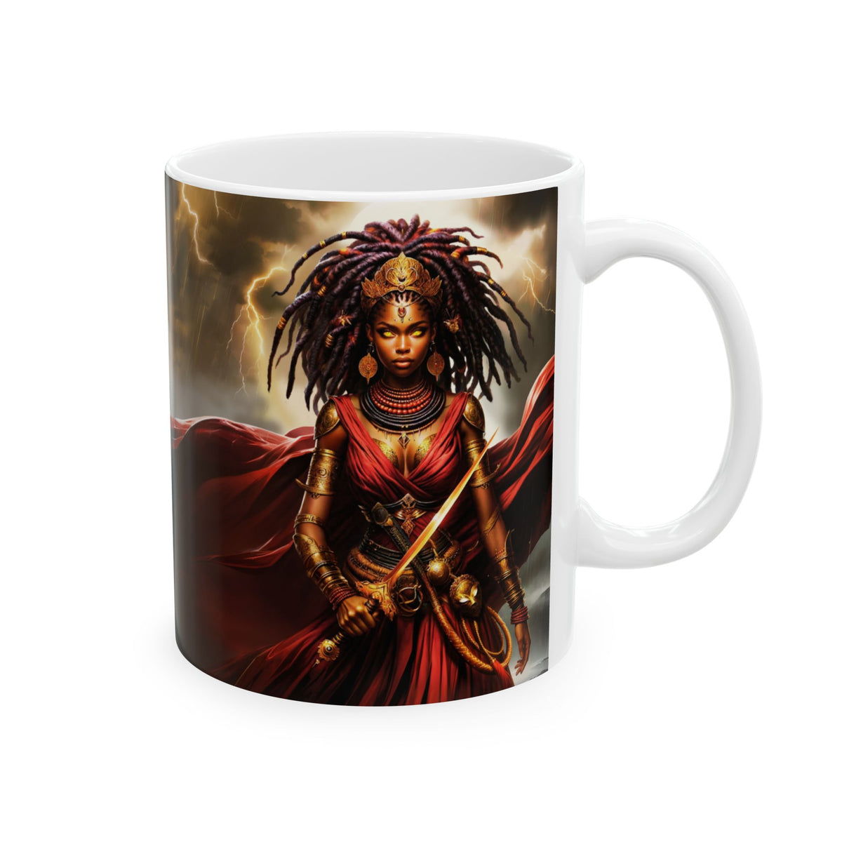 OYA IN TRADITIONAL COLORS  | Ceramic Mug, (11oz, 15oz) | SENTINEL SUPERHERO VIGILANTE COLLECTION