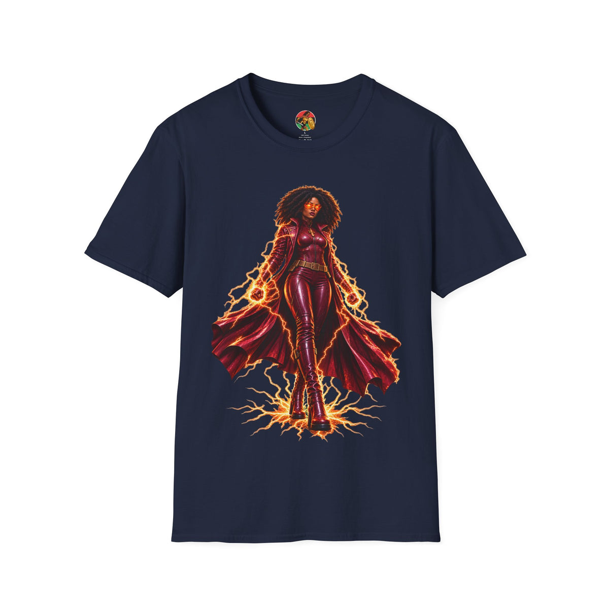 Tia Jackson The Sentinel | Black Woman Superhero Unisex T-Shirt