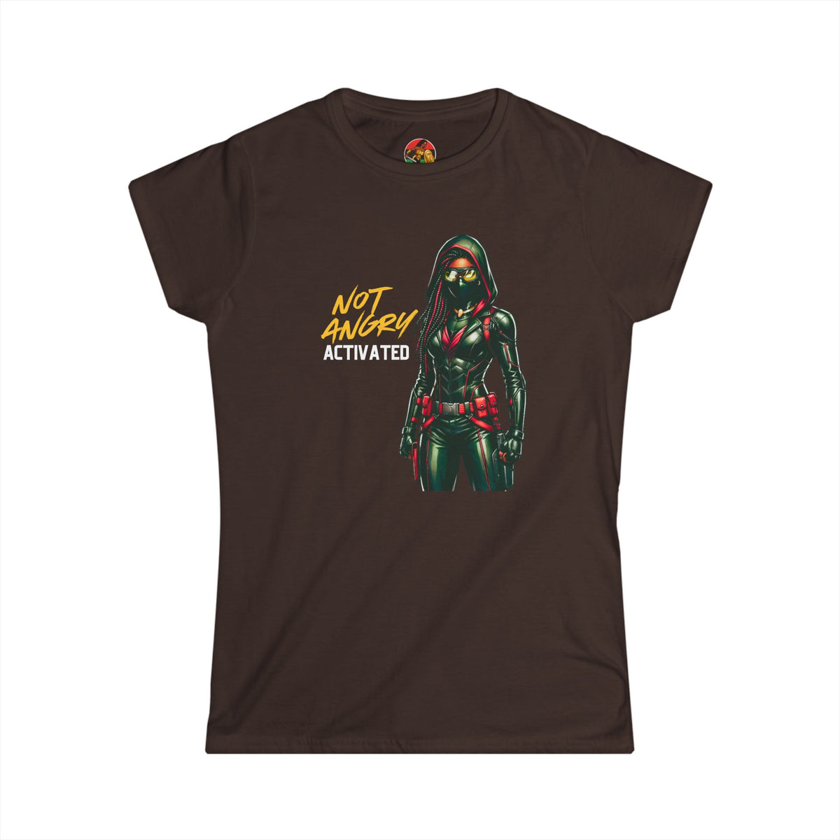 Street Justice Vigilante | Adult Women's Softstyle Tee | Black Women Vigilante Collection