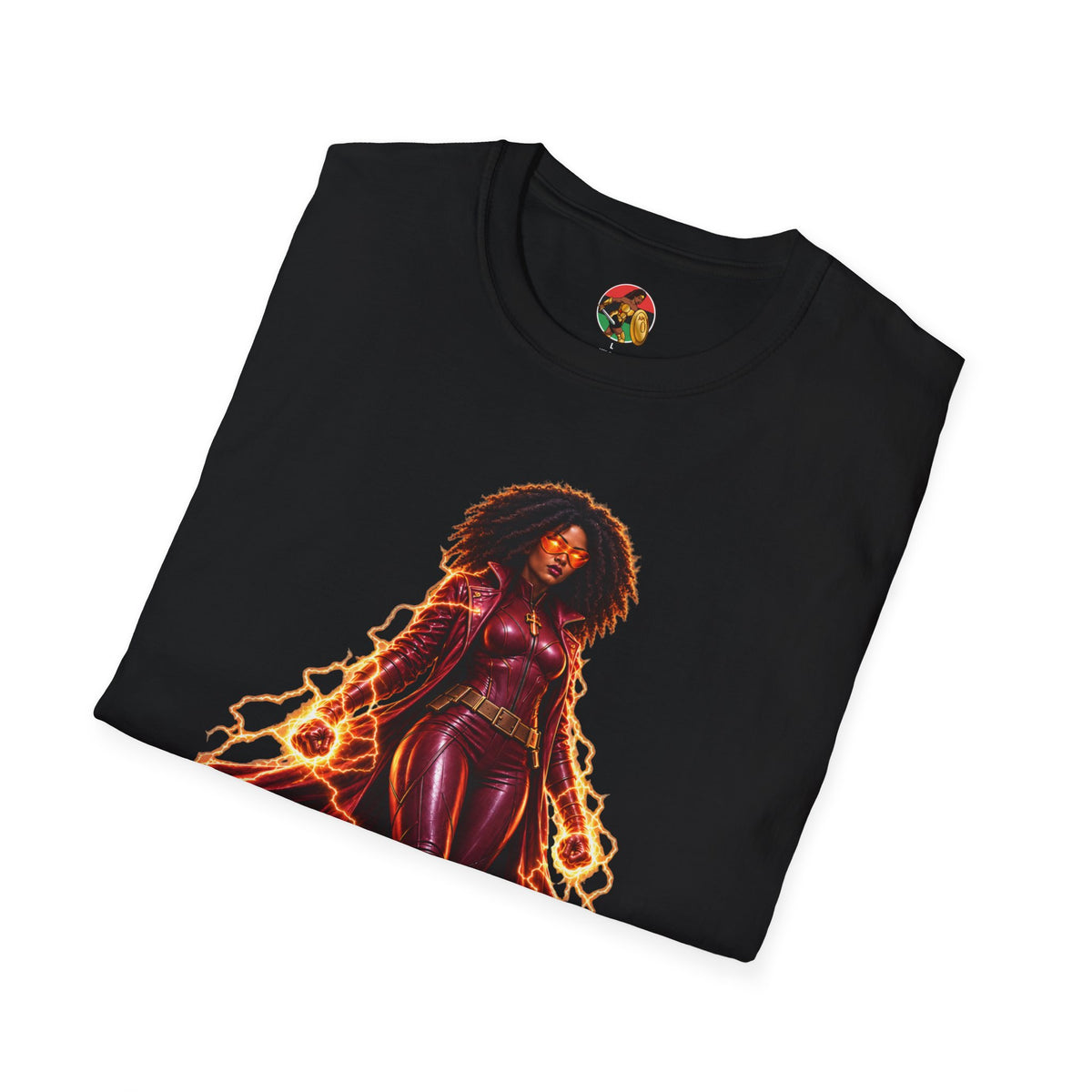 Tia Jackson The Sentinel | Black Woman Superhero Unisex T-Shirt