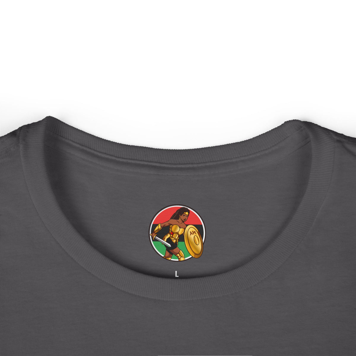 Celestial Blue Fairy Warrior | Adult Women's Softstyle Tee | Black Fae Day Collection