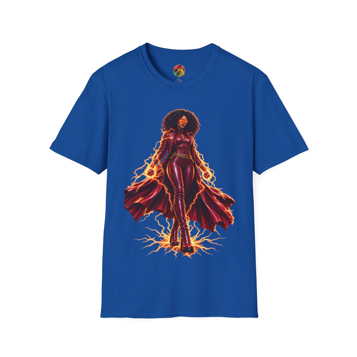 Tia Jackson The Sentinel | Black Woman Superhero Unisex T-Shirt