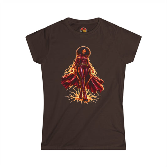 Tia Jackson The Sentinel Women’s Graphic Tee | Black Woman Superhero