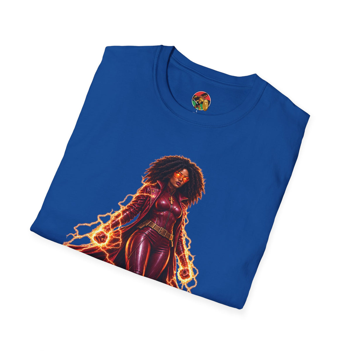 Tia Jackson The Sentinel | Black Woman Superhero Unisex T-Shirt