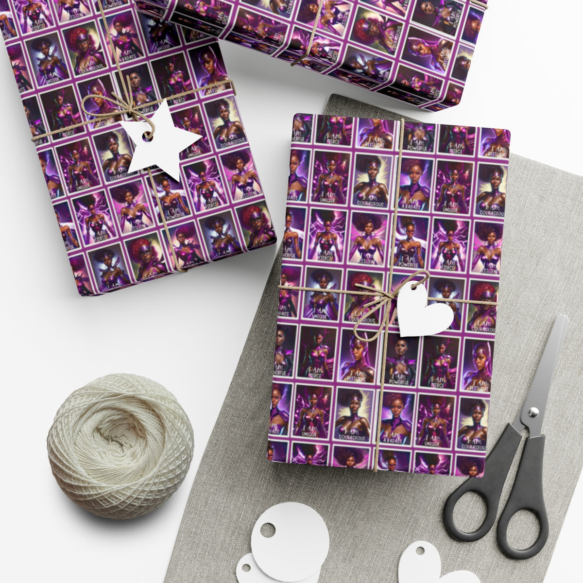 I AM A SUPERHERO | Gift Wrap Paper | Bookish Empowerment Edition