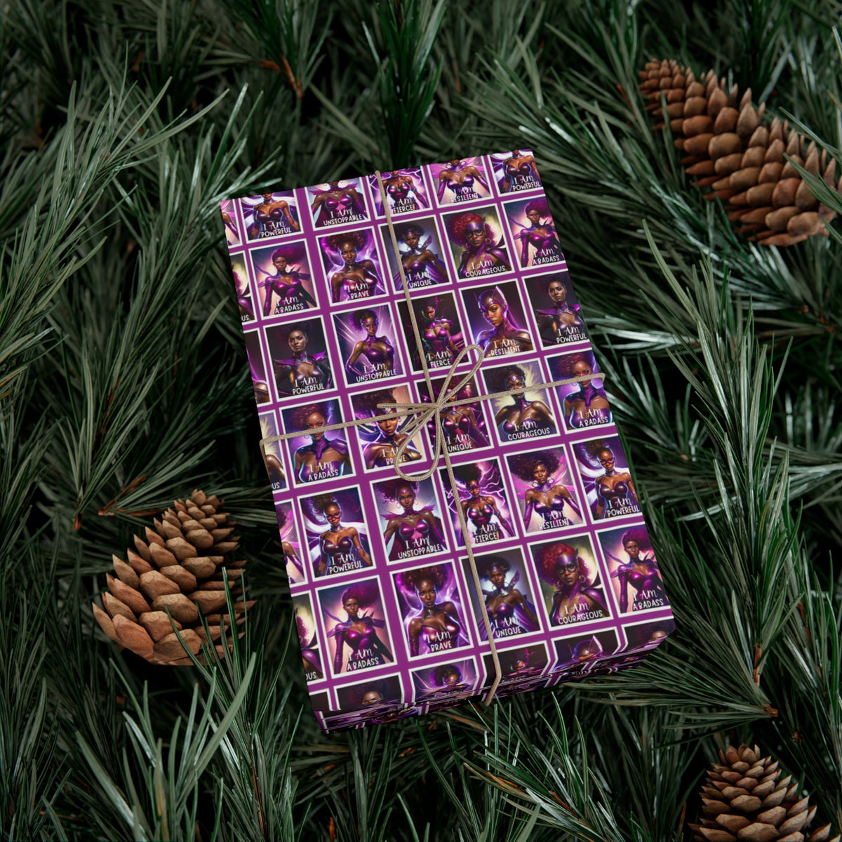 I AM A SUPERHERO | Gift Wrap Paper | Bookish Empowerment Edition
