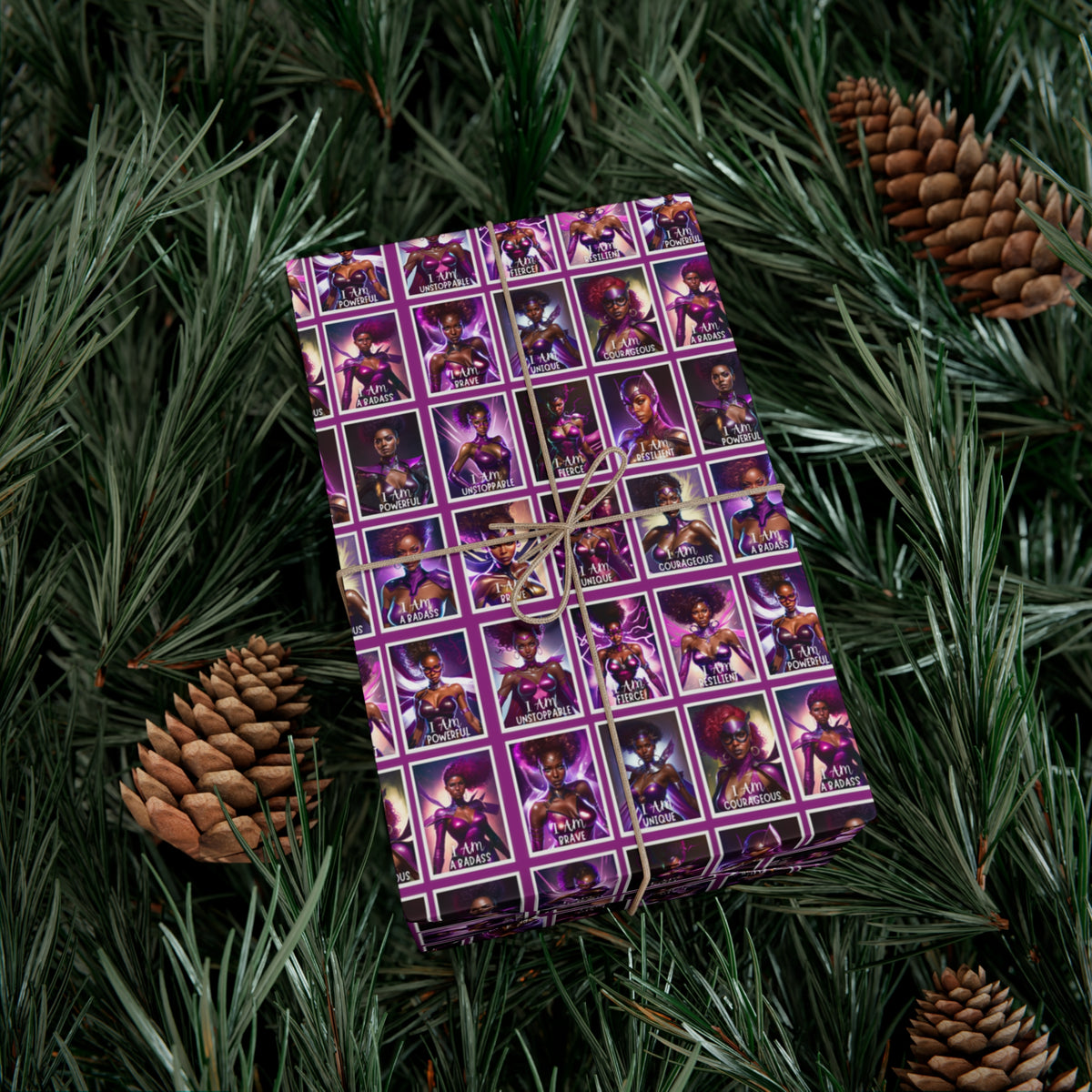 I AM A SUPERHERO | Gift Wrap Paper | Bookish Empowerment Edition