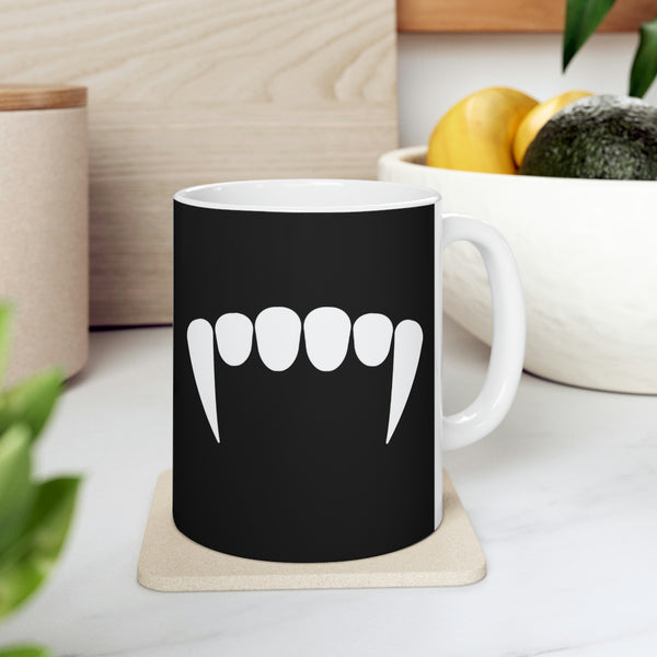 Fangs | Ceramic Mug 11oz | Vampire Mug
