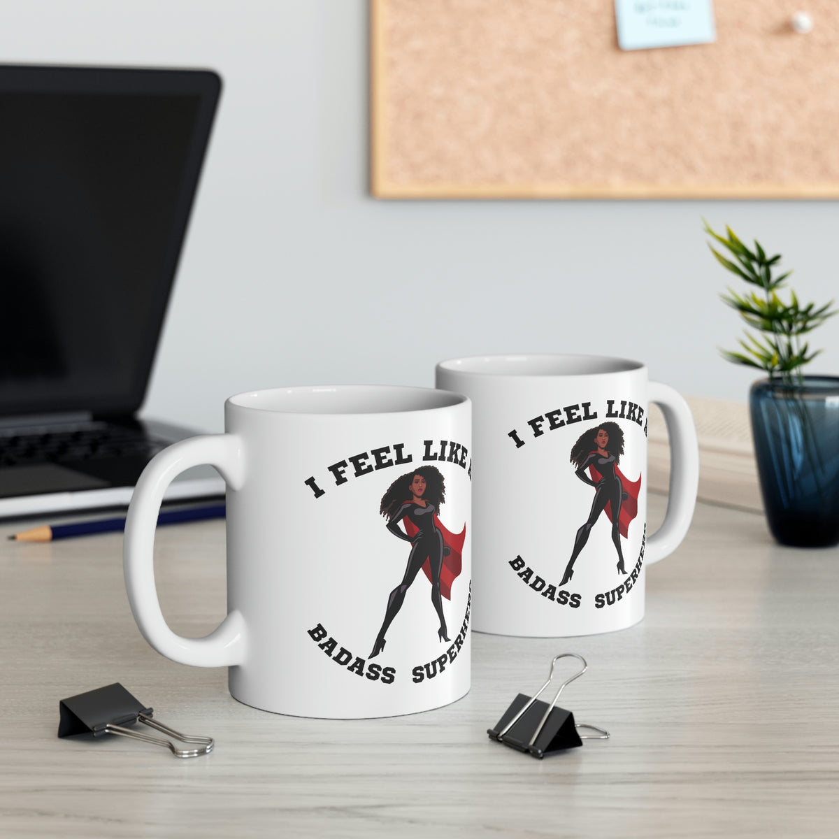 Badass Superhero | Ceramic Mug 11oz | Superhero Lifestyle and Accessories